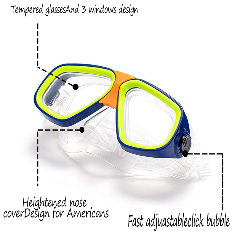 Adults Kids  Diving Goggle Mas - đánh giá và giá Freediving Mask Set